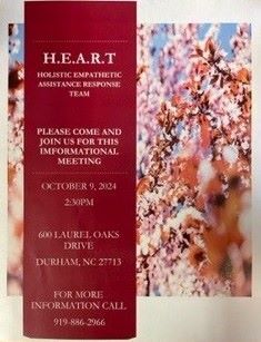 FSS HEART Informational Session Flyer, all information as listed below.